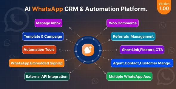 WaGenius - AI WhatsApp CRM & Automation Platform